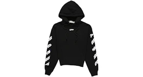 OFF-WHITE Airport Tape Arrows Diag Over Hoodie Black/Multicolor