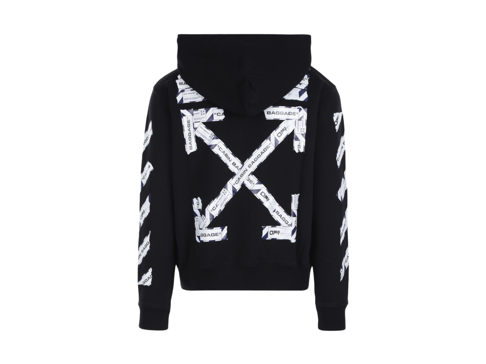 Off white clearance tape hoodie