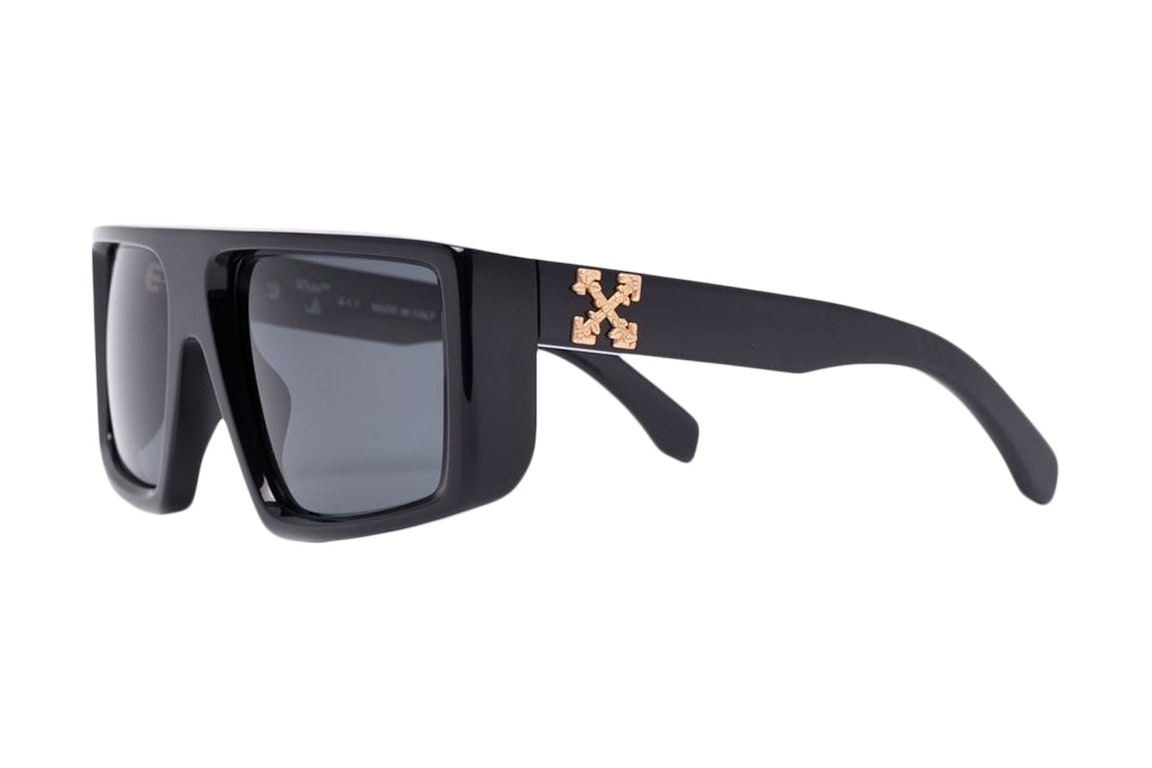Pre-owned Off-white Alps Oversize Sunglasses Black/black Tint
