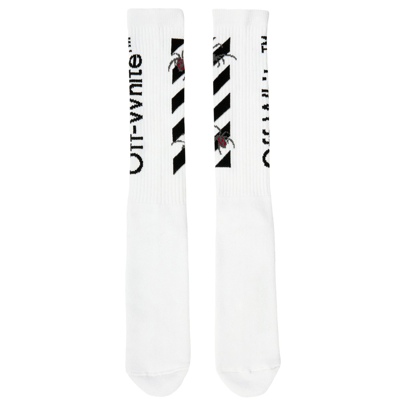 OFF-WHITE Arachno Mid Socks White/Black - SS20 - US