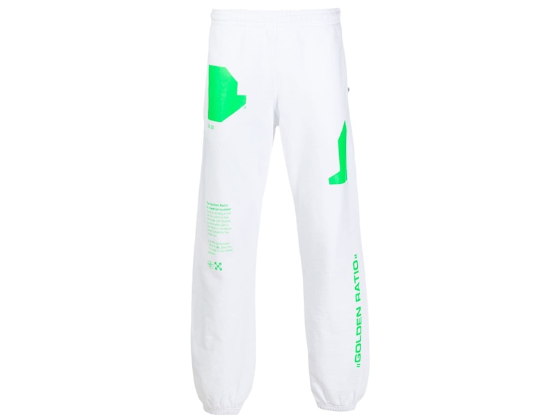 Off white sweatpants on sale sale