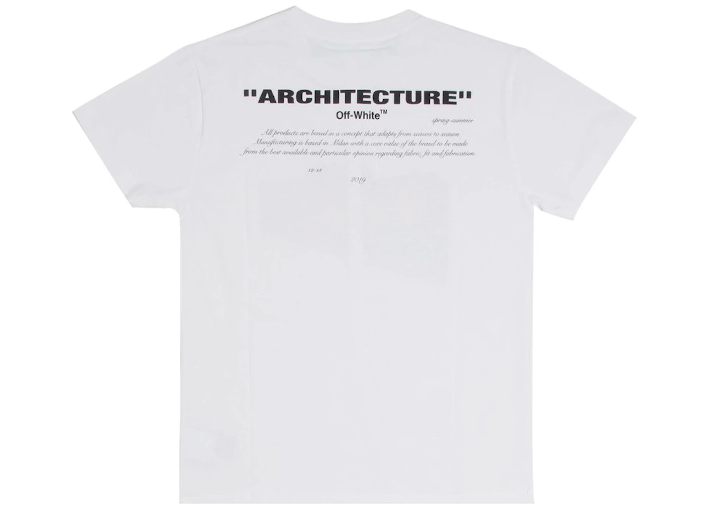 Off white architecture deals shirt