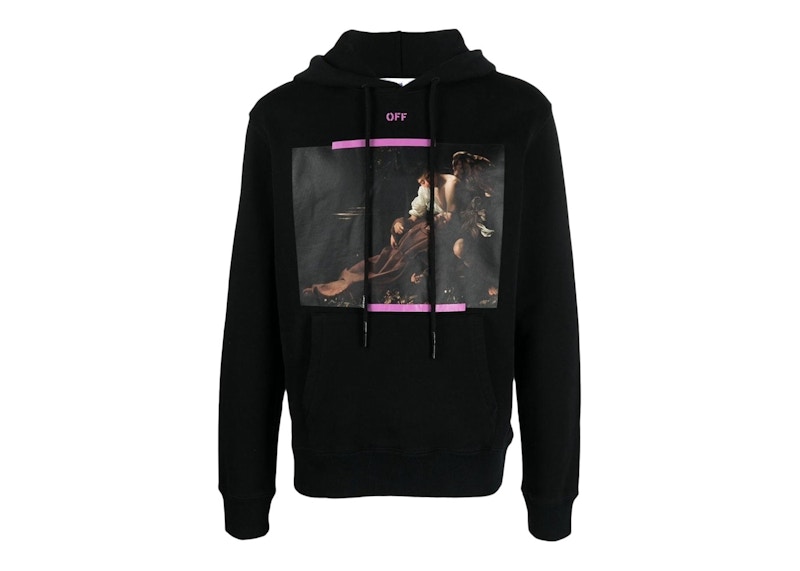 Purple off white online hoodie