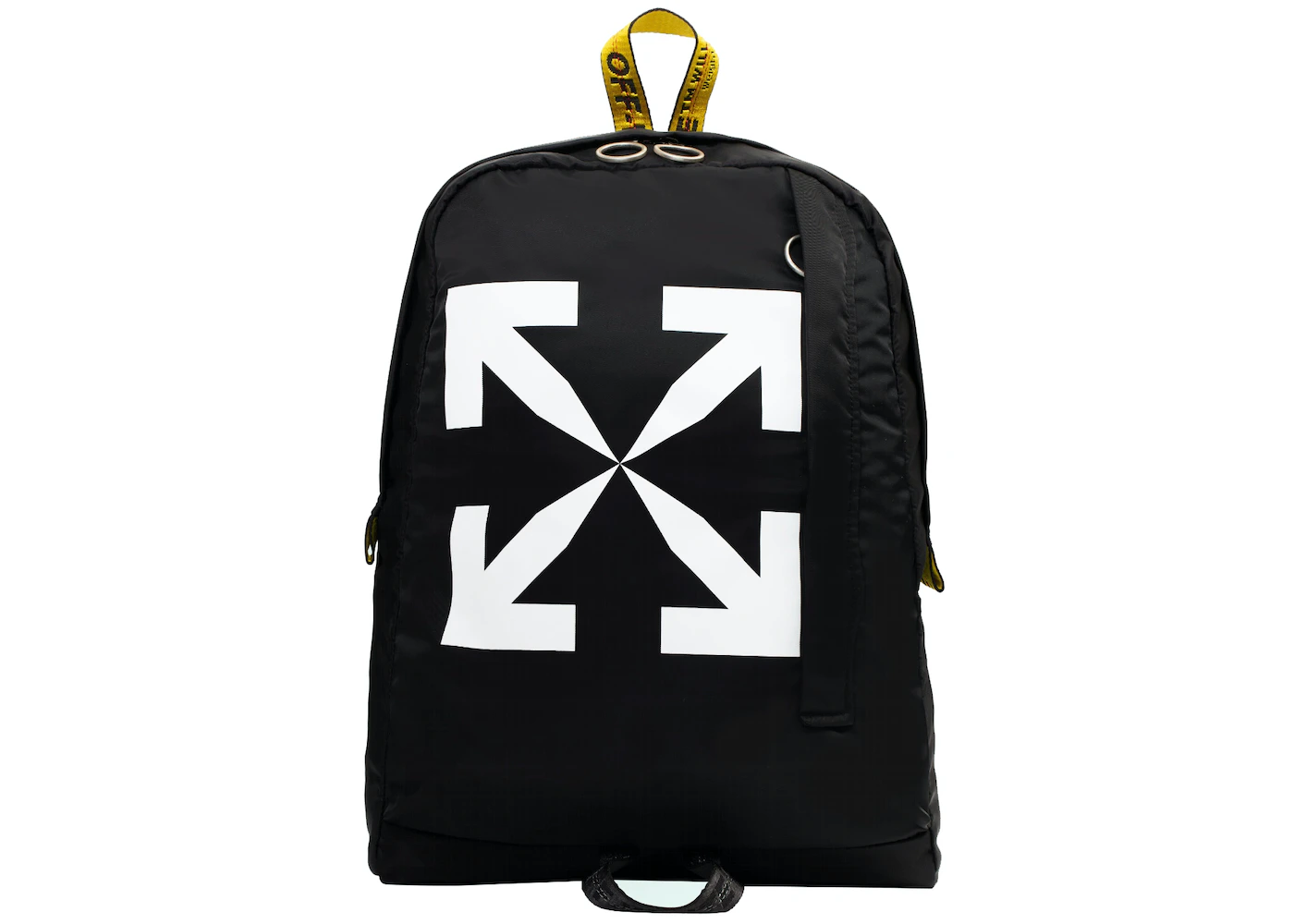 OFF-WHITE Arrow Easy Backpack Black/White in Polyester with Silver-tone ...