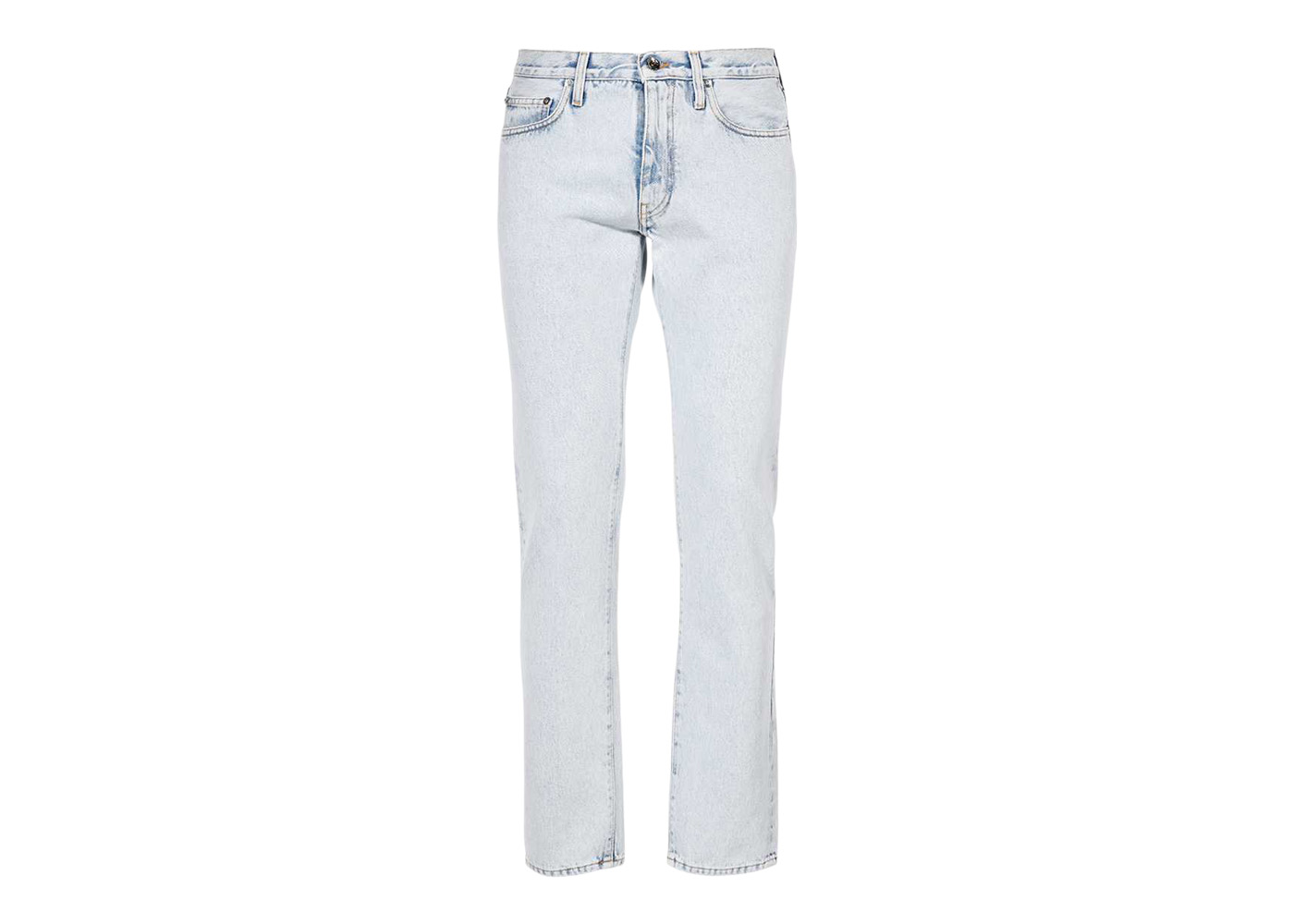 OFF-WHITE Arrow Pocket Slim Fit Jeans Bleach Blue