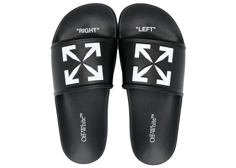 OFF-WHITE Arrow Slide Black White Men 