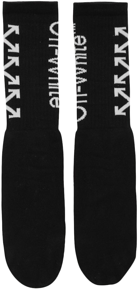 OFF-WHITE Arrow Socks Black/White - SS19