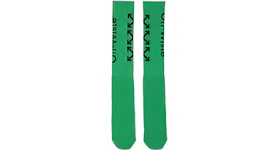 OFF-WHITE Arrow Socks Green/Black
