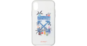 OFF-WHITE Arrow iPhone X Case White/Blue