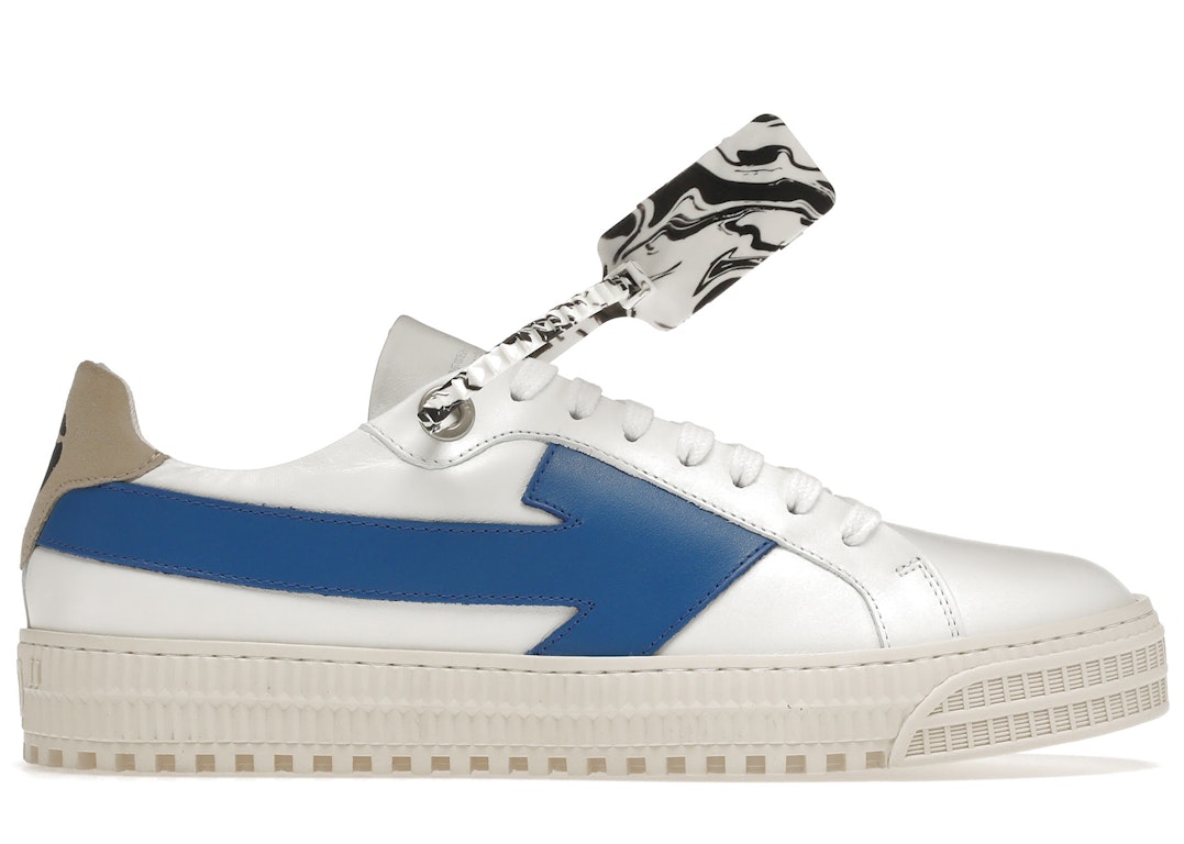 Pre-owned Off-white Arrows Low White Blue In White/blue