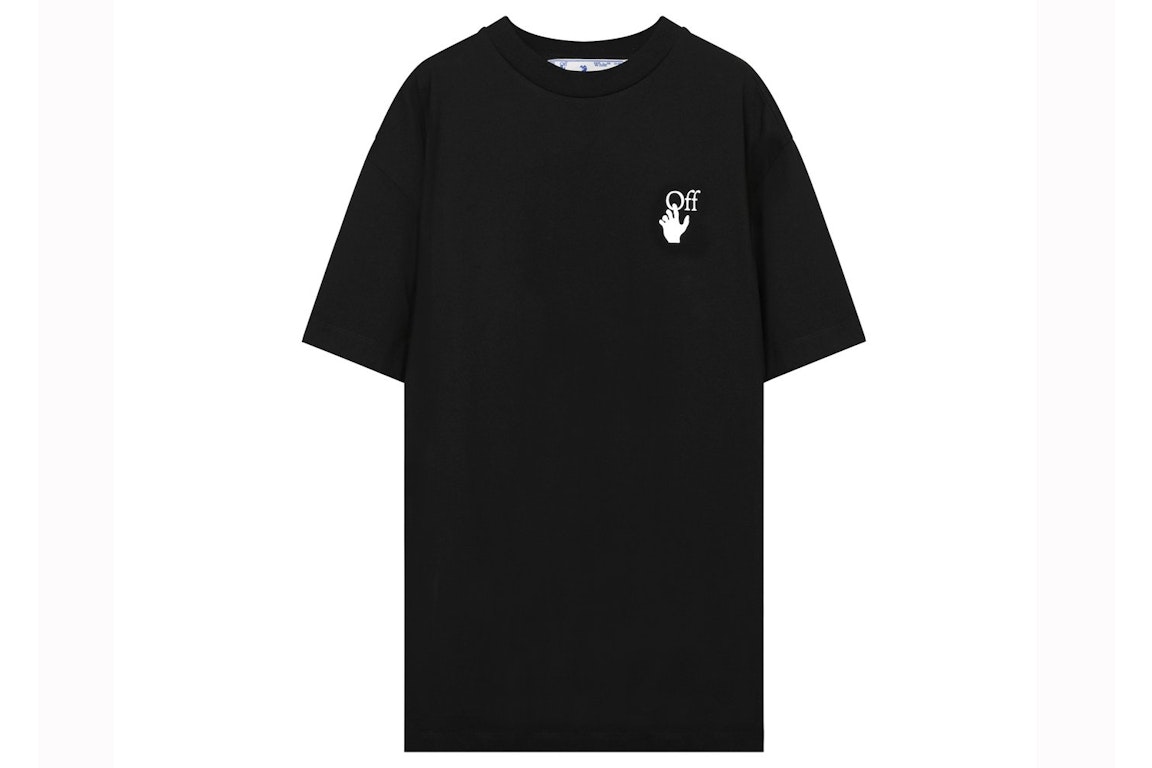 Pre-owned Off-white Oversized Arrows Marker Print T-shirt Black