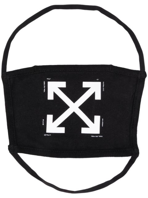 Off-White Arrows face mask - Black