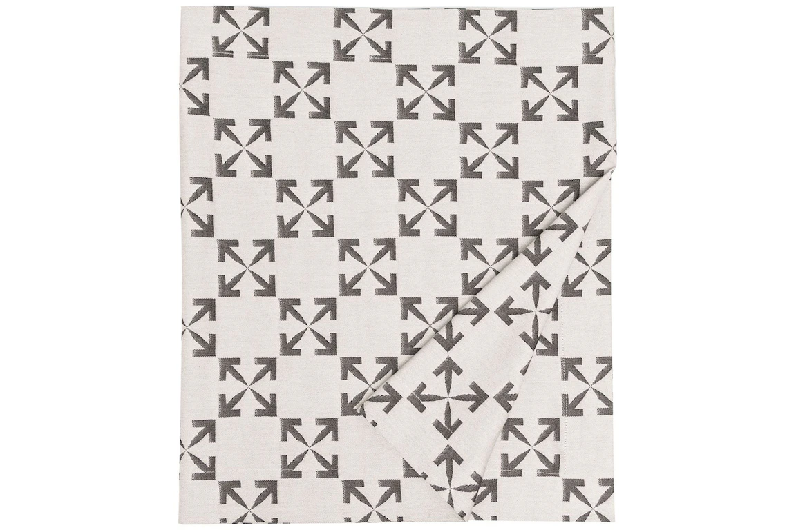 OFF-WHITE Arrows Pattern Table Runner White/Grey