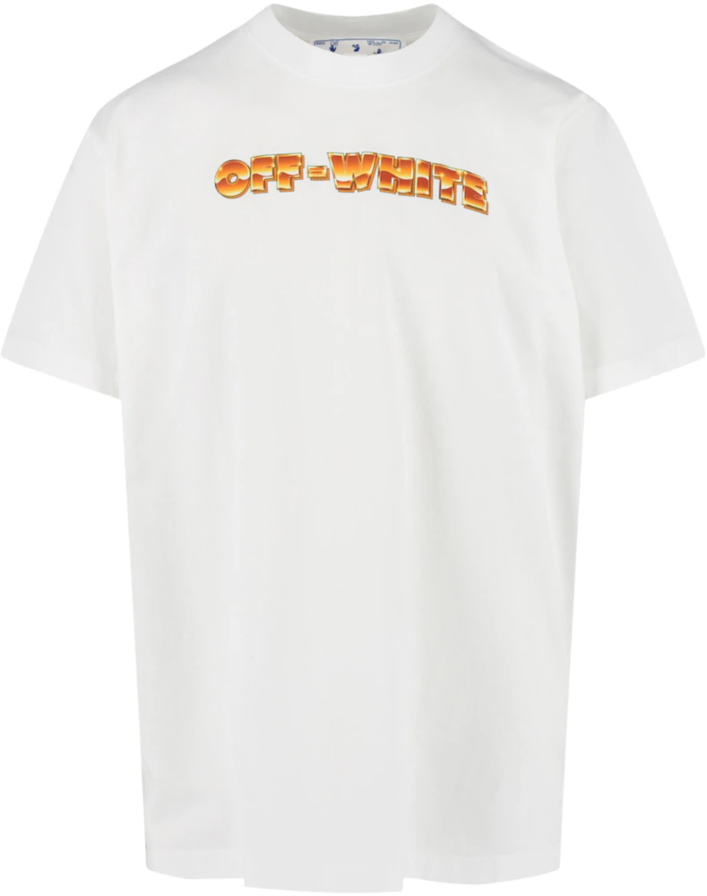 OFF-WHITE Arrows-Print Crewneck T-Shirt White/Orange - US