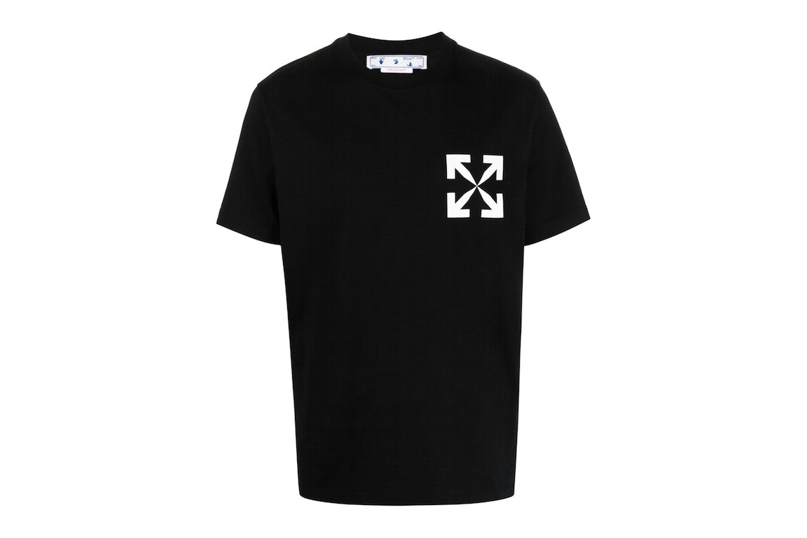 Pre-owned Off-white Arrows Print T-shirt Black/white