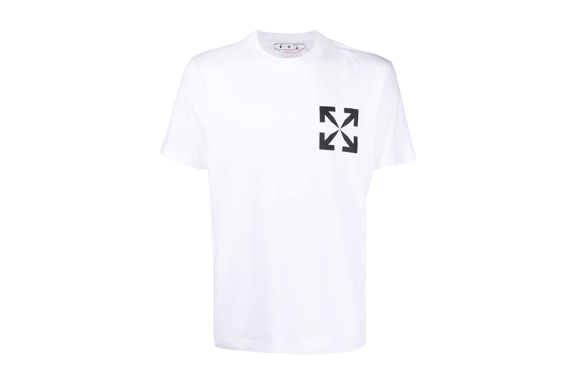 Pre-owned Off-white Arrows Print T-shirt White/black