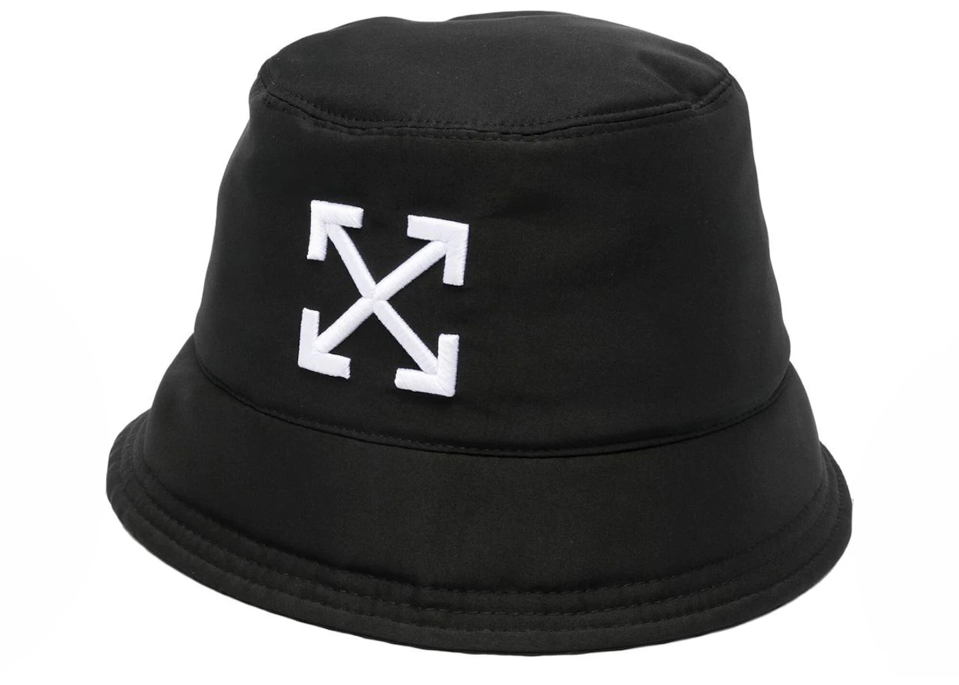 OFF-WHITE Arrows Recycled Bucket Hat Black in Recycled Polyester - US