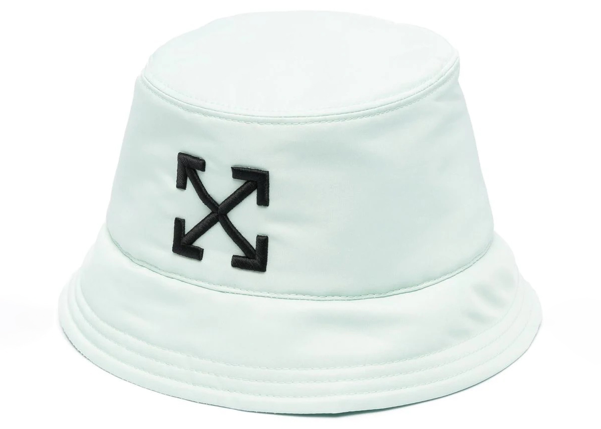 OFF-WHITE Arrows Recycled Bucket Hat Mint Green