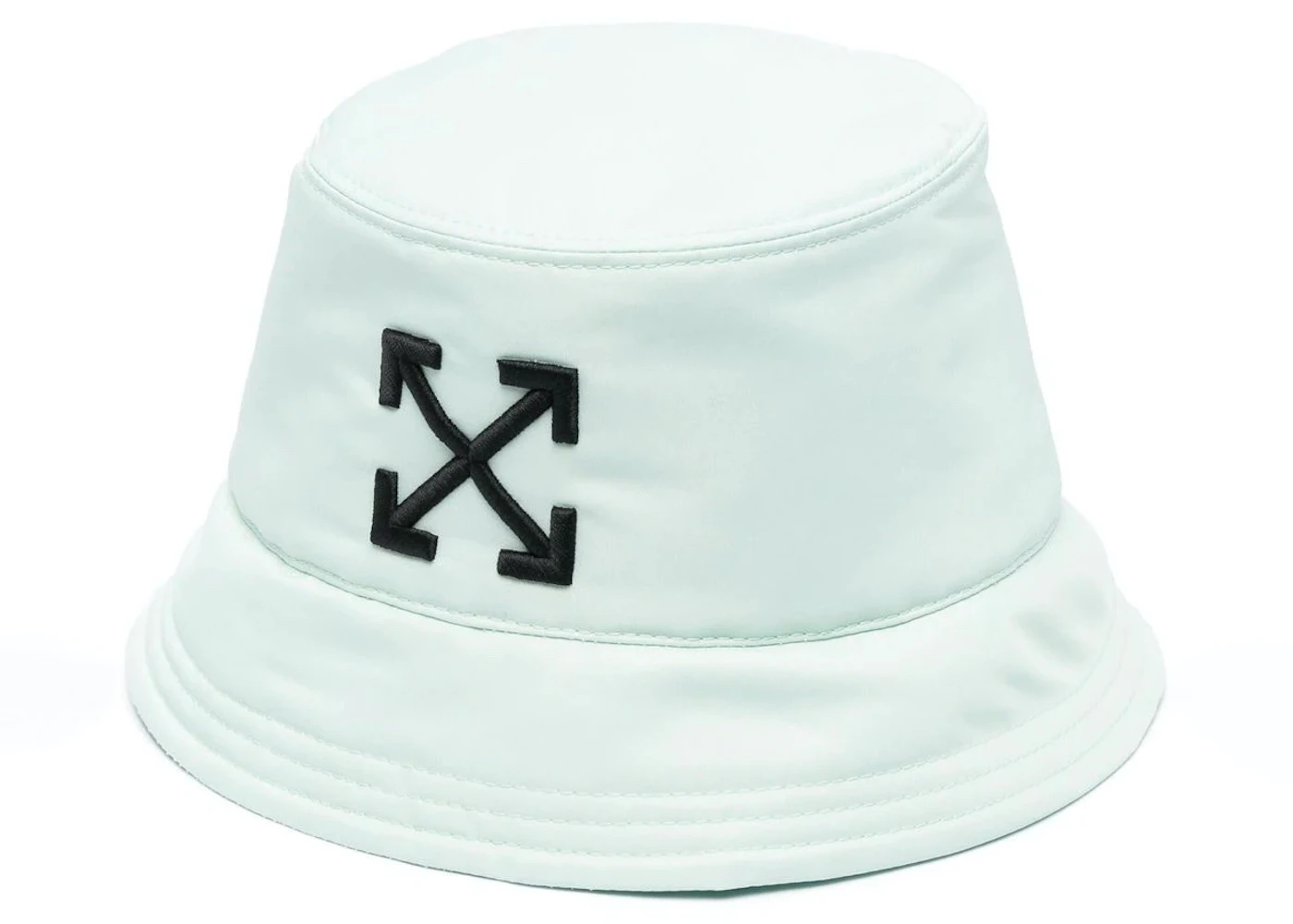 OFF-WHITE Arrows Recycled Bucket Hat Mint Green in Recycled Polyester - US