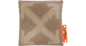 Off-White Arrows Small Cushion Taupe Beige