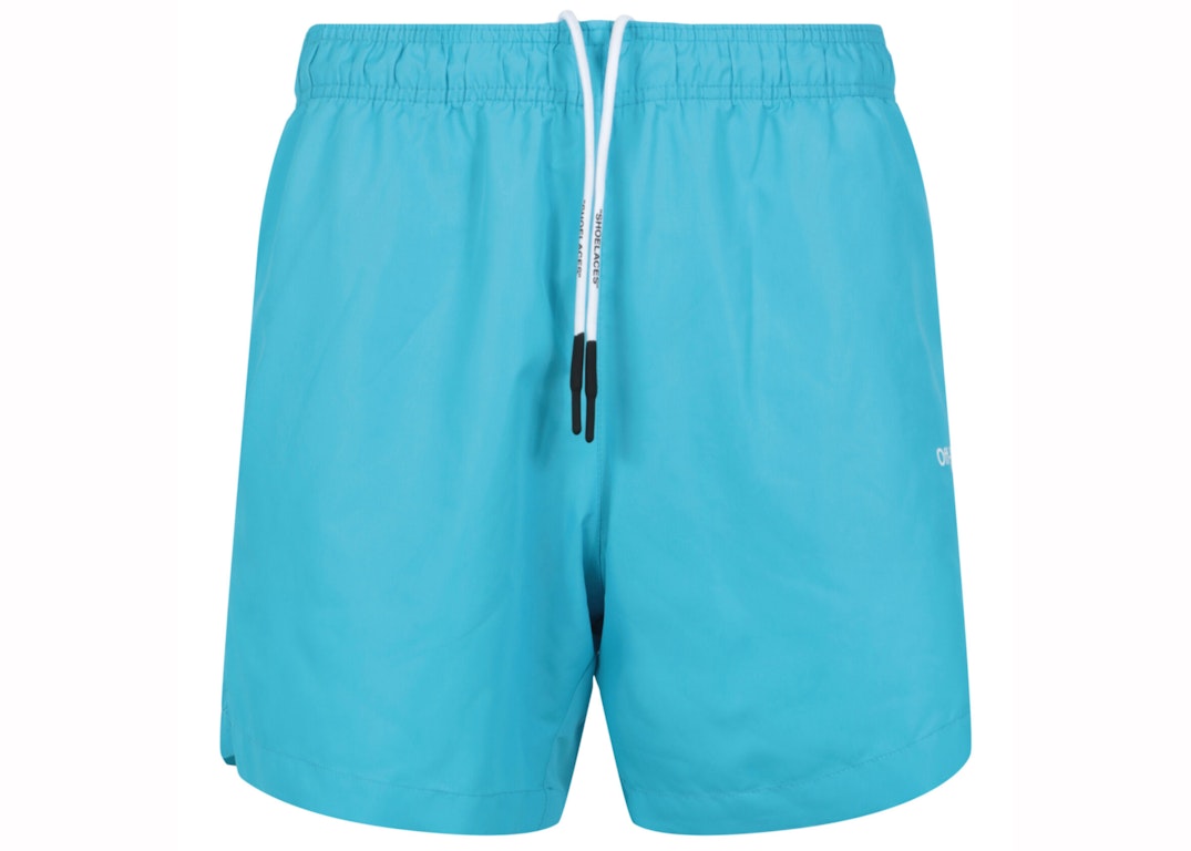 Pre-owned Off-white Arrows Swim Shorts Blue