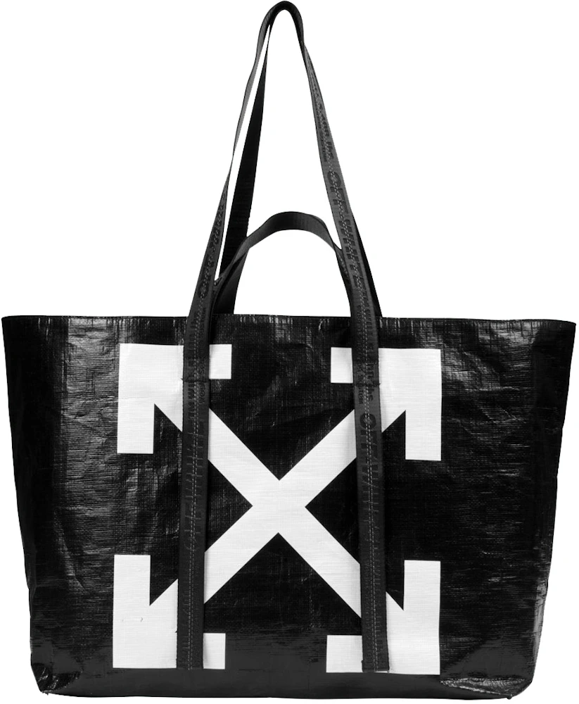 MINT. Vintage MCM Black Monogram Large Shopper Tote Bag 