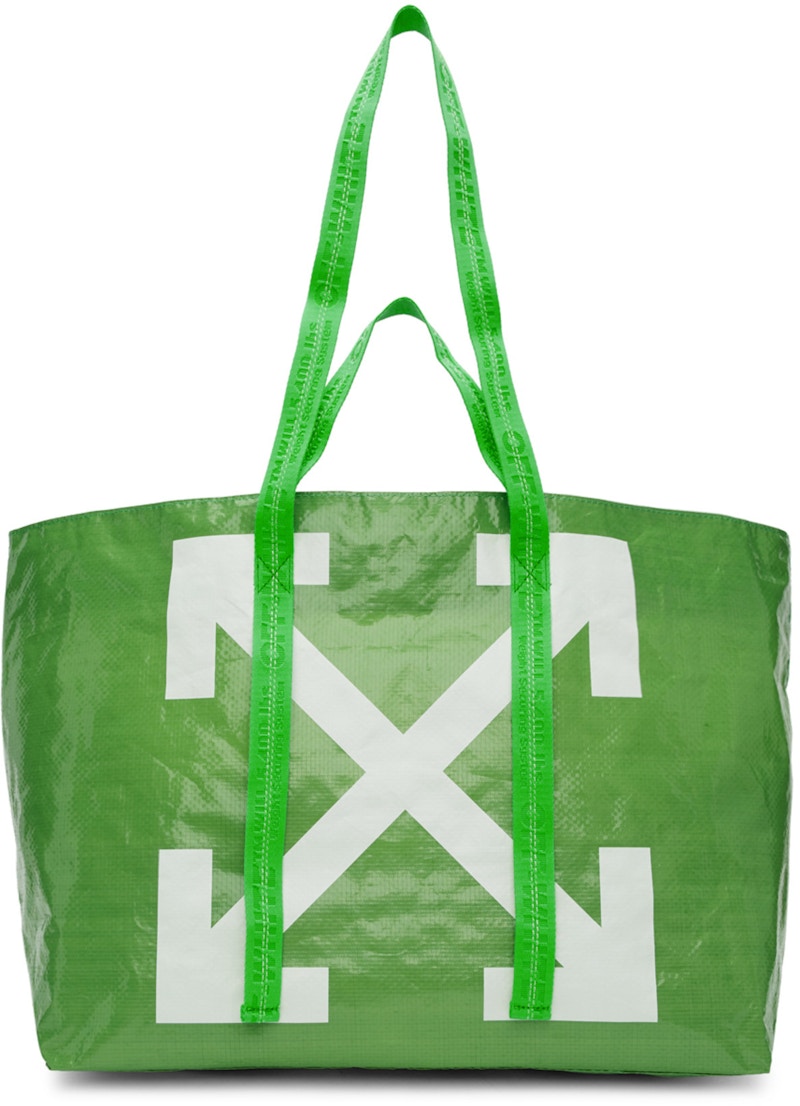 off white bag green