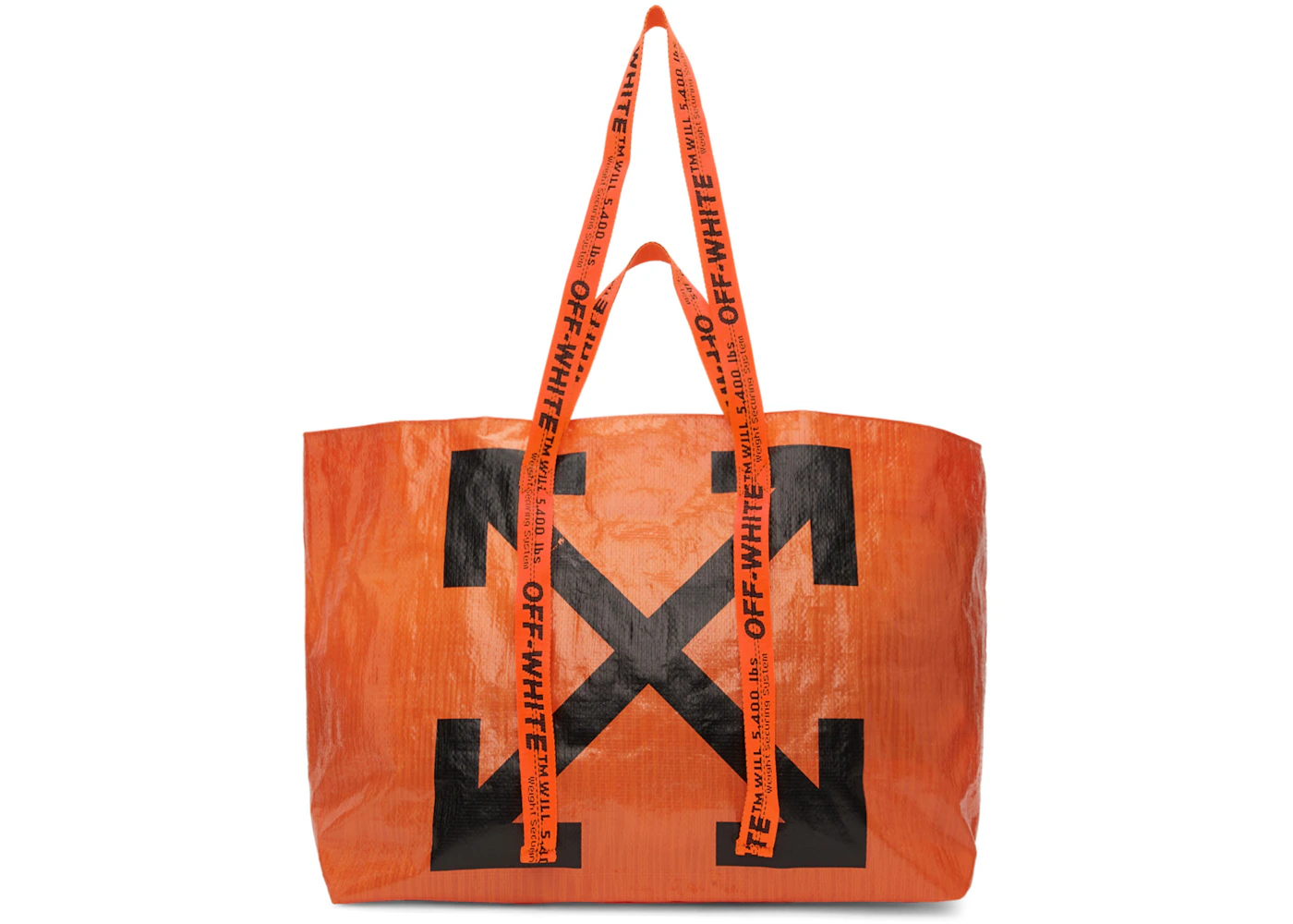 Off white tote bag orange Clearance