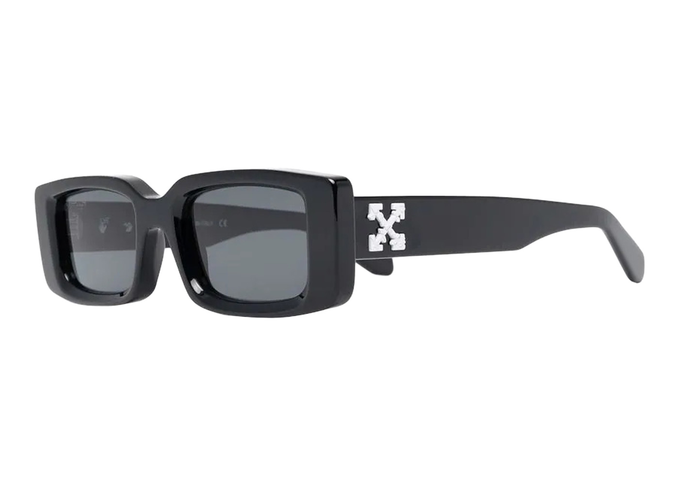 OFF-WHITE Cannes Cut-Out Cat-Eye Sunglasses Black/Grey (OERI021S22PLA0011007)