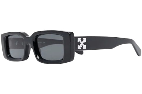 OFF-WHITE Arthur Square Frame Sunglasses Black/White SS22
