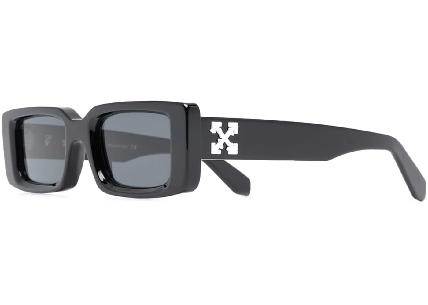 Off-White Arthur Square Frame Sunglasses Black/White