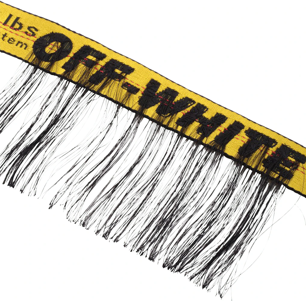 OFF-WHITE Short Industrial Belt Yellow/Black