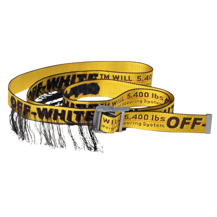 OFF-WHITE Industrial Belt Yellow/Black Men's - SS19 - US