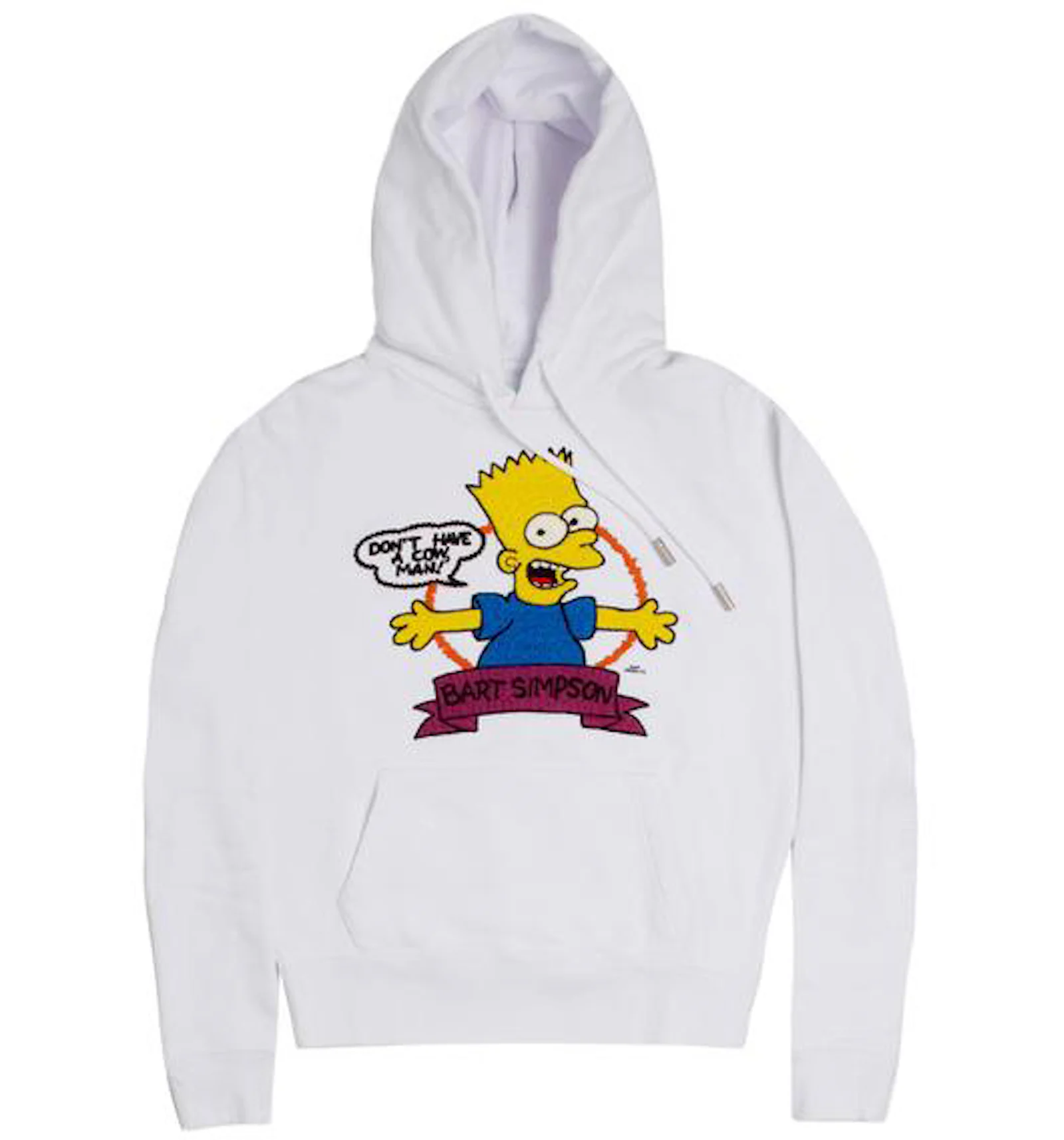 Off white bart hoodie sales