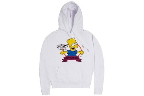 OFF WHITE Bart Hoodie White Men s SS19 US