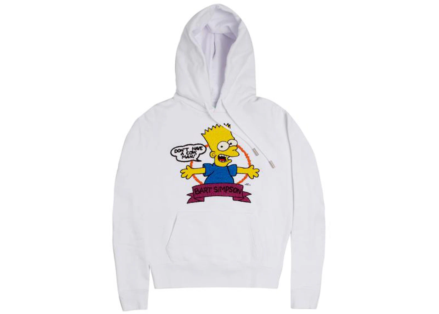 OFF WHITE Bart Hoodie White Men s SS19 US