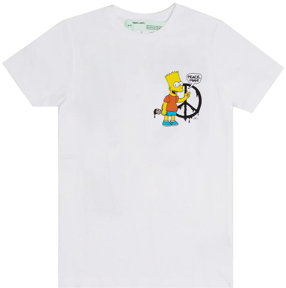 OFF-WHITE BART SIMPSON Tシャツ