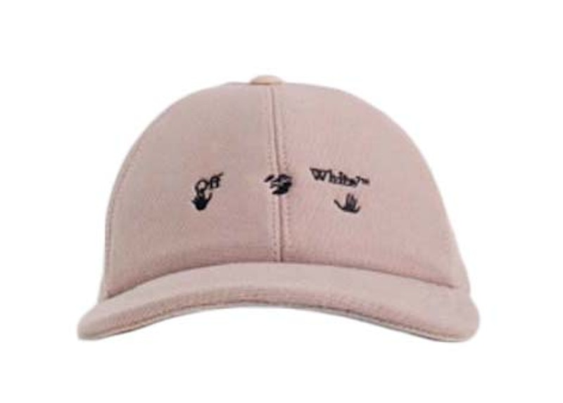 Pre-owned Off-white Women's Offwhite Baseball Cap In Nude In Brown