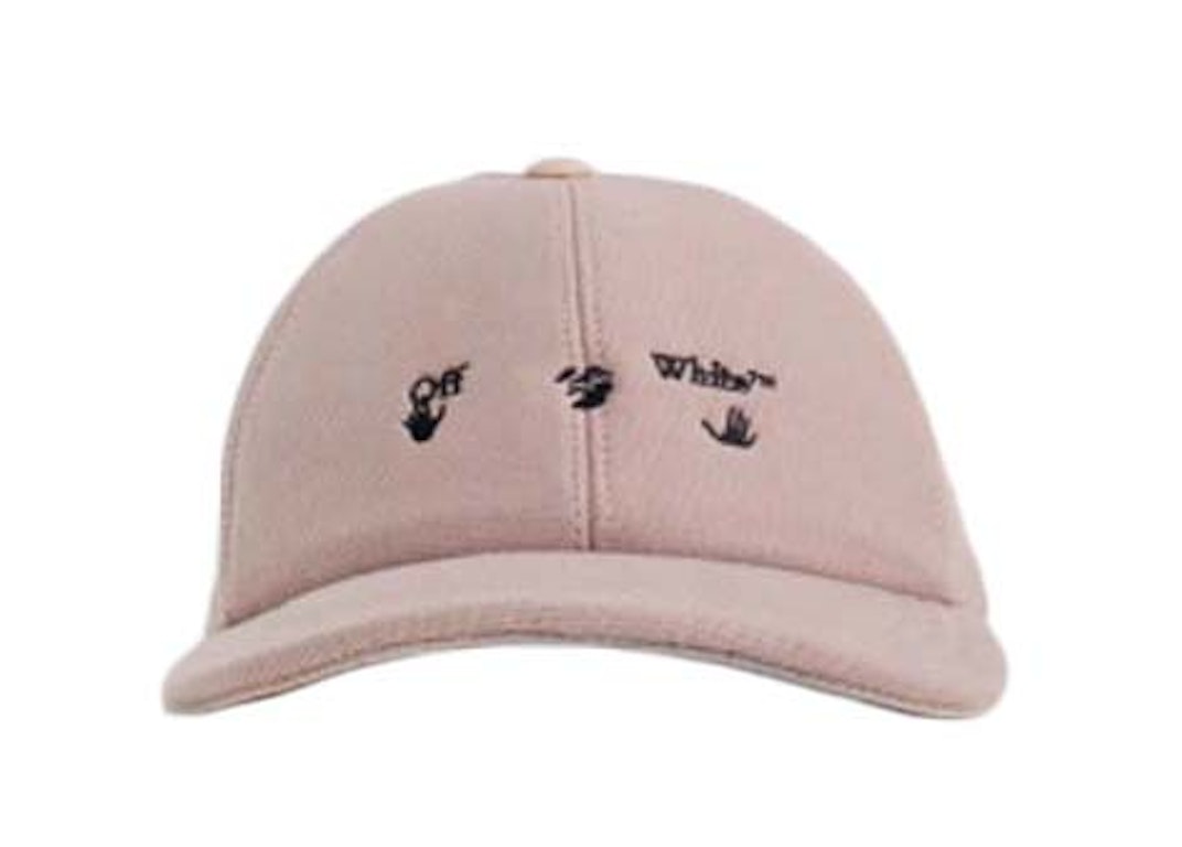 Pre-owned Off-white Baseball Cap Nude