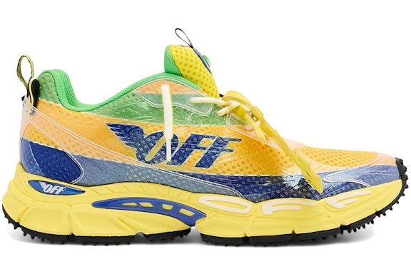 OFF-WHITE Be Right Back Formula 1 Yellow Blue Men's ...