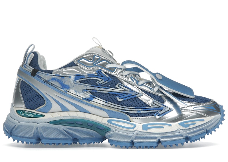 OFF-WHITE Be Right Back Silver Blue Men's