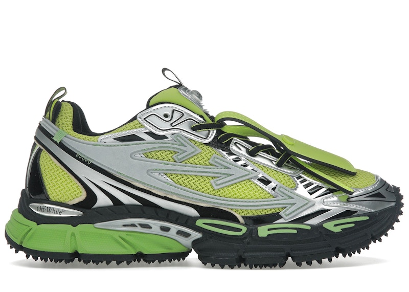 OFF-WHITE Be Right Back Silver Green Fluo Men's