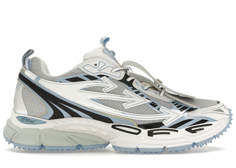 Pre-owned Off-white Men's Off Be Right Back Sneakers In White/light Blue
