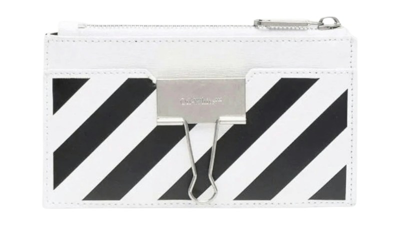 OFF-WHITE Binder Card Case White