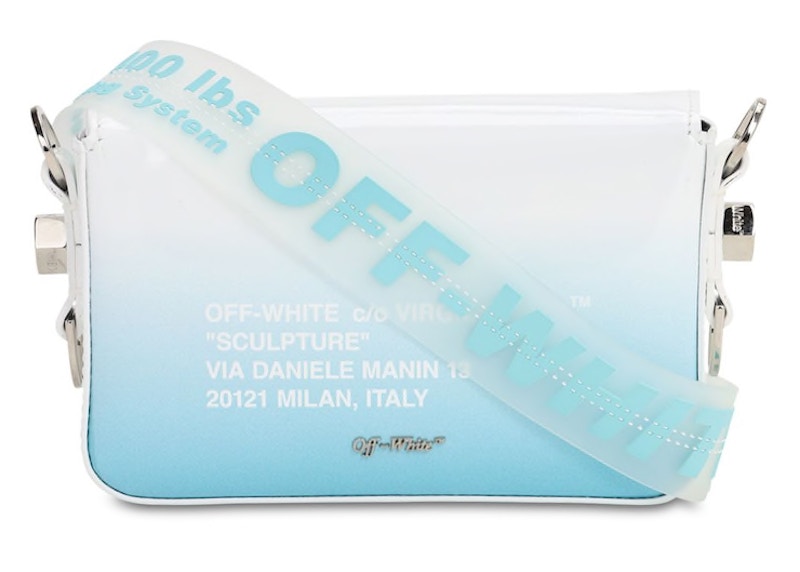 Off white binder on sale clip bag blue