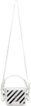 OFF-WHITE Binder Clip Bag SS22 Mini Diag Stripe Black White Yellow
