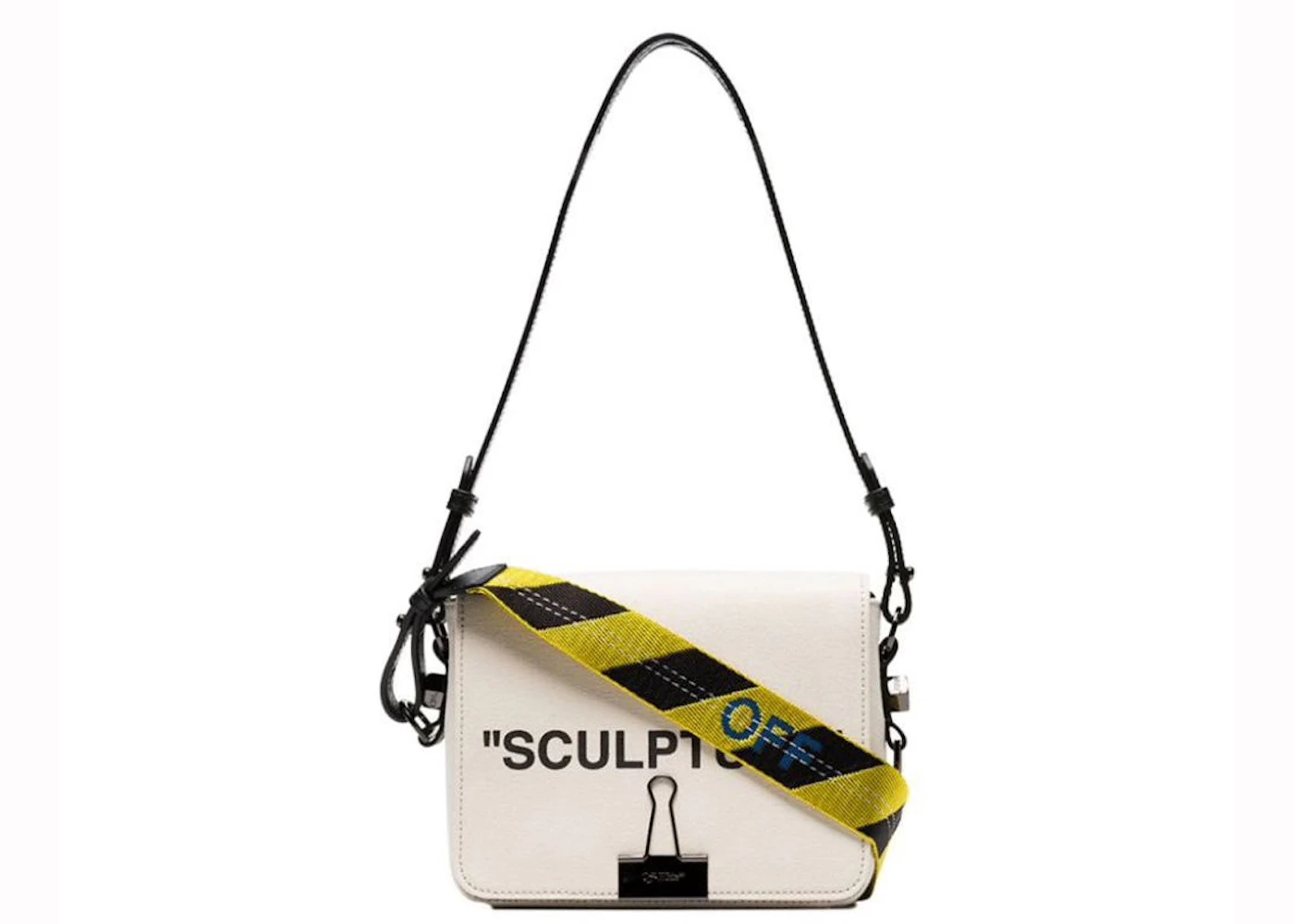 Sculpture leather crossbody bag Off-White White in Leather - 33364948