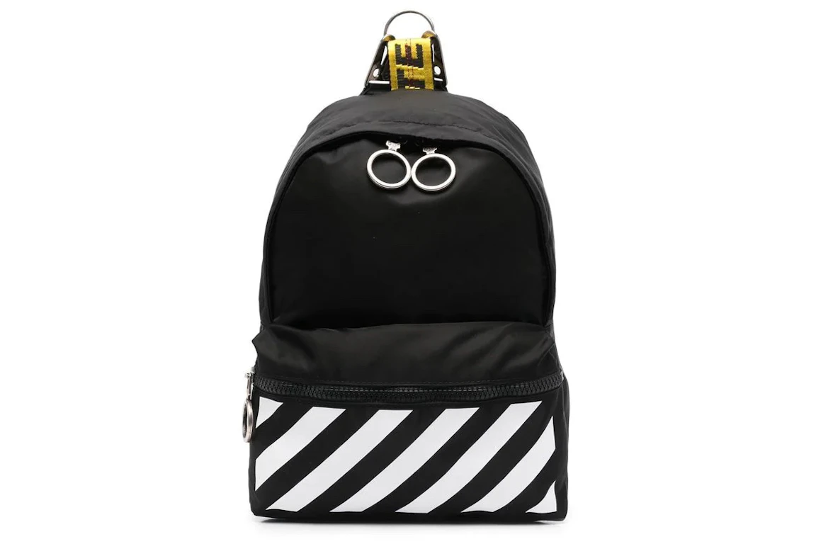OFF-WHITE Binder Mini Backpack Black
