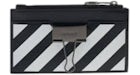 OFF-WHITE Binder Zipped Card Case Black