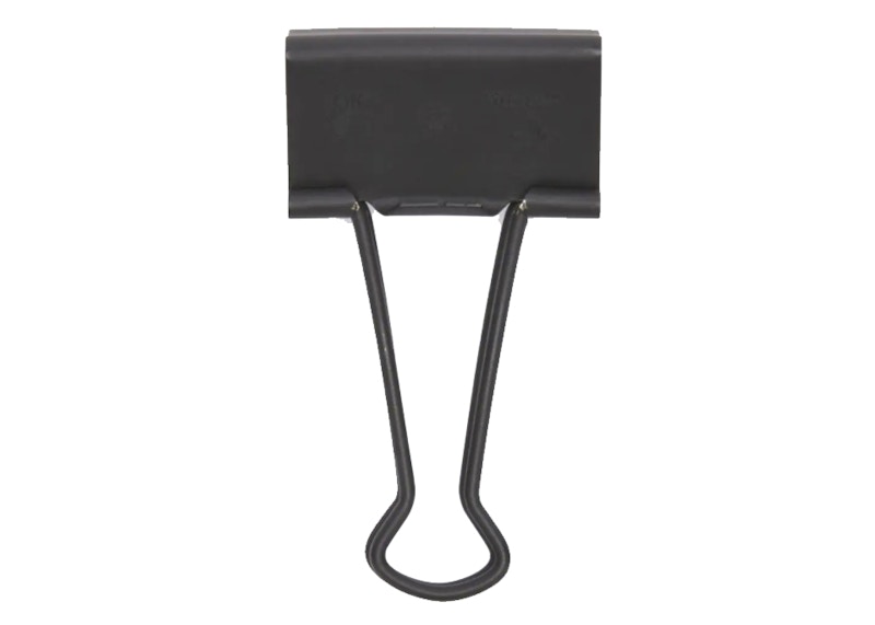OFFWHITE Black Matte Binder Clip